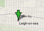 Map of Leigh-on-Sea