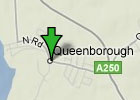 Map of Queenborough